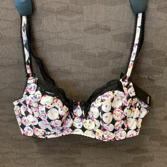 FANTASIE Mollie Underwire Bra With Side Support Confetti (Size 30D) (NWT)